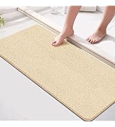 Shower Mats Non Slip Without Suction Cups, 15.7×36 Inch, Bath Mat for Textured Tub Surface, Loofa...