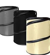 FH Group Auto Car Trash Can Portable Collapsible Car Trash Can Waterproof Garbage Container