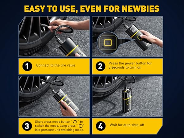 tire inflator portable air compressor