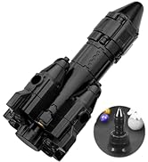 Rocket Fidget Spinner for Kids Adults Metal, Space Ship Miniature Finger Hand Spinner for Boys Ag...
