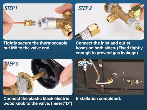fire pit gas control valve