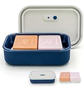 AIDIMMING Enhanced Leak Proof Travel Case with Lid, Large Silicone Container for Traveling,Shampo...