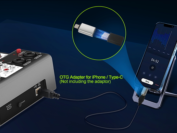 usb audio interface mixer