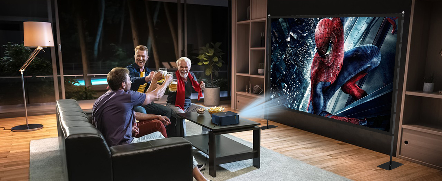 Projector Screen with Stand2-2s