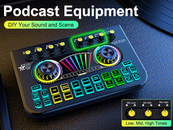 beginner podcast kit,sound studio equipment,singing equipment recording studio set