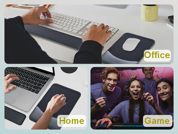 mouse pad with gel wrist rest