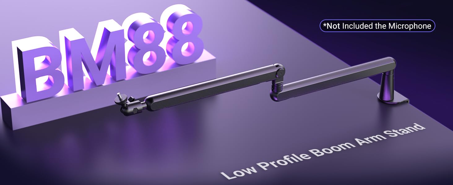 low profile mic boom arm
