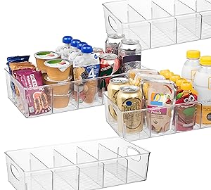 stackable basket acrylic supplies flour sugar wedding registry must haves pull out box freezer 