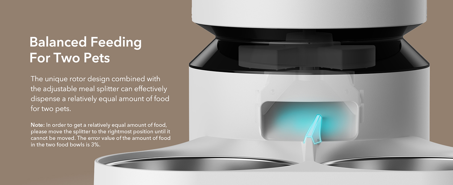 automatic cat feeder for 2 cats