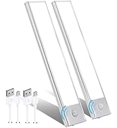 EVERDOSS Under Cabinet Lights Motion Sensor Light Indoor,30 LED Under Cabinet Lighting,Wireless U...