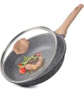 Caannasweis Nonstick Granite Frying Pan Skillet, Non Stick Omelette Fry Pans, Omelet Egg Pan, Sto...