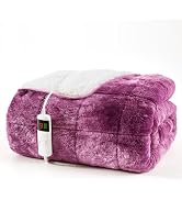 Homemate Heated Weighted Blanket - 50"x60" 10lbs Electric Blanket Fast Heating Heavy Throw Blanke...