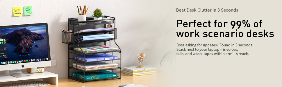 Desk File Organizer