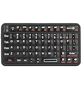 Rii Mini Bluetooth Keyboard,Portable Wireless Keyboard with Backlit,Rechargeable Mini Keyboard fo...