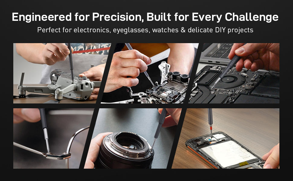 Repair Tool Kit for Phone, PC, Watches, Glasses, Camera, Toys