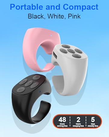 scrolling ring page turner