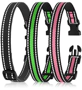 Dog Collar 3 Pack, Shock Collar Replacement Strap Compatible with Peture Bousnic Junbow PetSafe D...