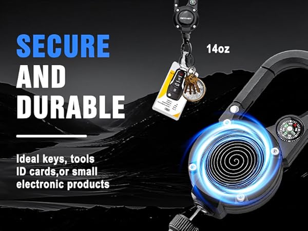 retractable heavy duty badge reel; retractable badge holders; badge reels retractable