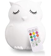 Lumipets Night Light for Kids, Silicone Nursery Light for Baby Room and Toddler, Portable Night L...