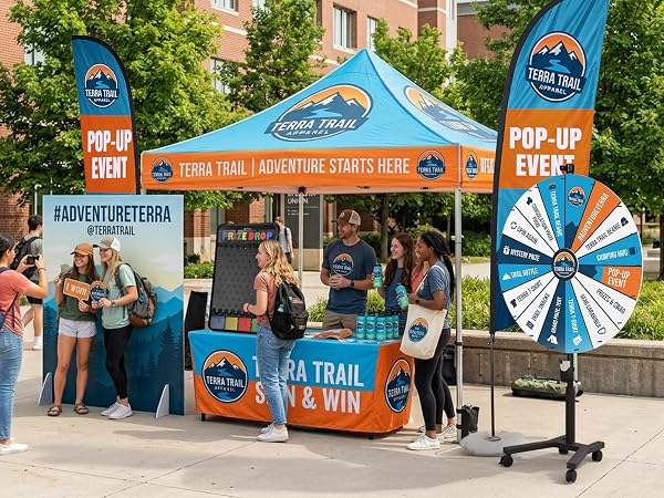 outdoor booth