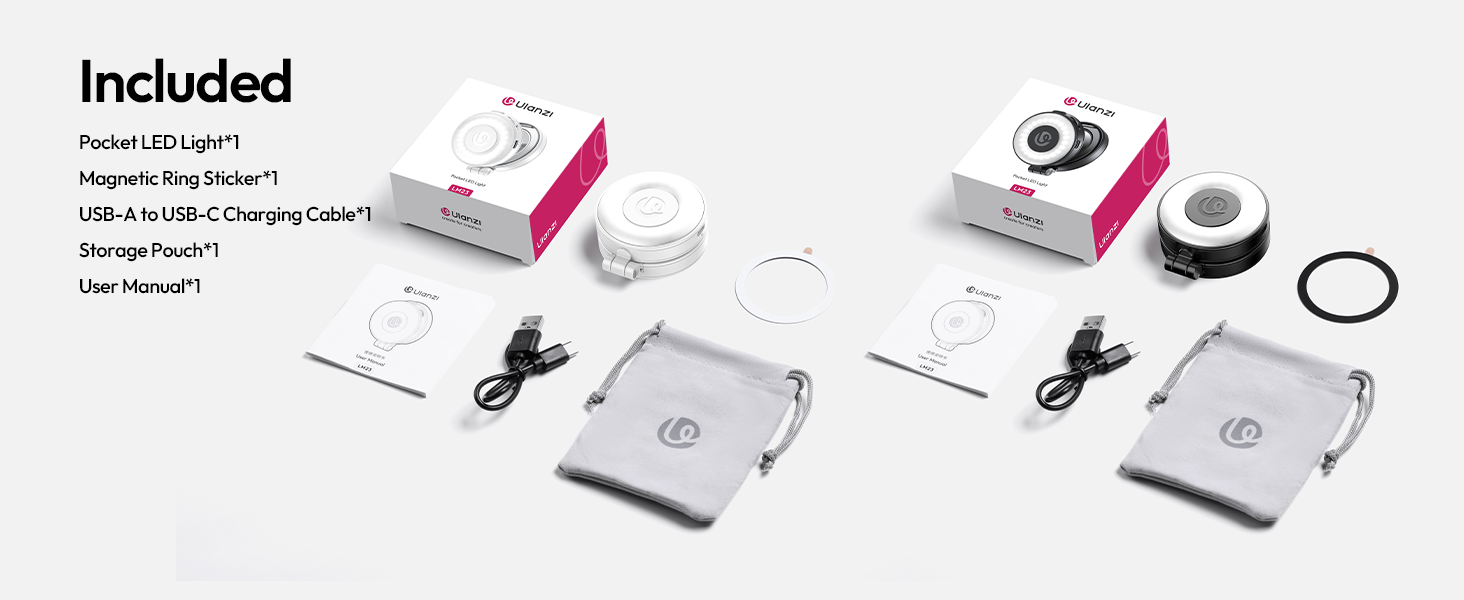 magnetic magsafe ring light for iphone