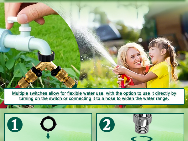 brass hose splitter
