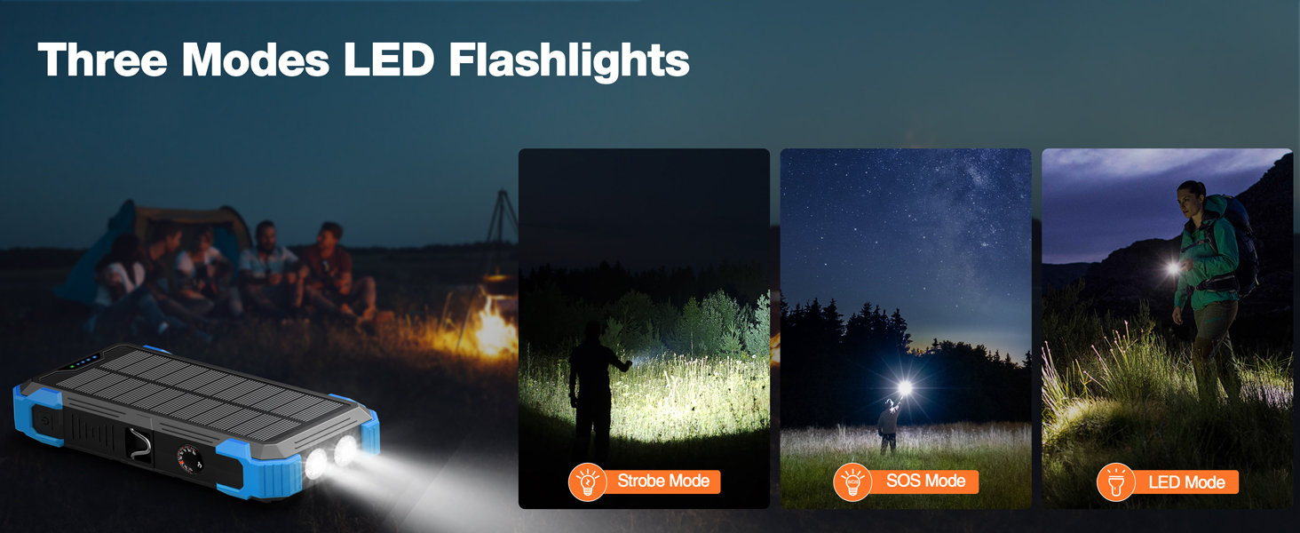 DUAL LED flashlights 