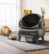 Neakasa M1 Open-Top Self Cleaning Cat Litter Box, Automatic Cat Litter Box with APP Control, Odor...