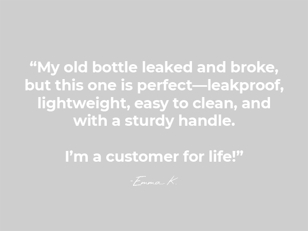 quote from a customer describing how much they like their hydrojug purchase