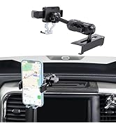 Kaishengyuan Metal Phone Mount for Ram Truck 2013-2018, Dash Mount Cell Phone Holder Compatible w...