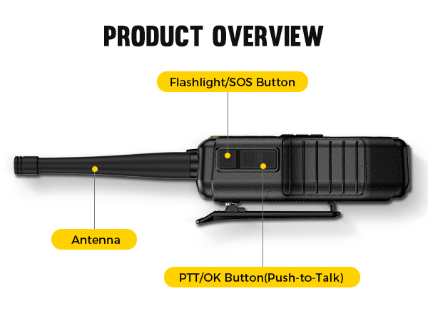 emergency walkie talkies long range