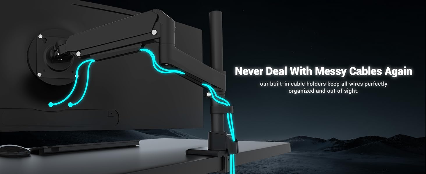 single monitor arm
