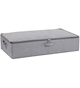 YheenLf Underbed Storage Box, 23.6 x 11.8 x 5.9 Inch Clothes Organizer With Sturdy Structure and ...