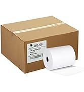 (50) Gorilla Supply 3 in x 100 ft 1-Ply Bond Receipt Paper Rolls, 3" x 100' Telecheck Eclipse T77...