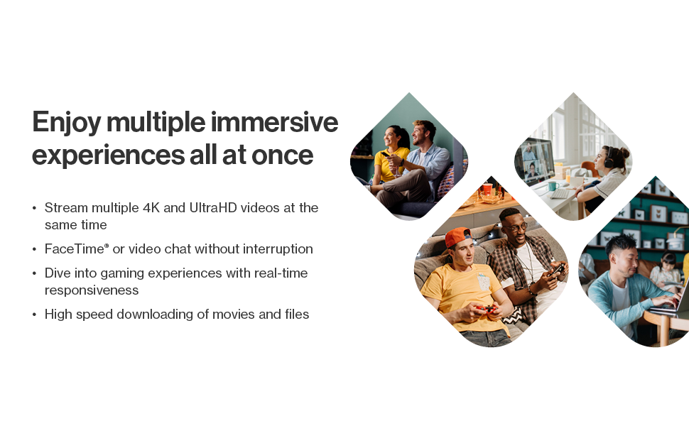 Multiple immersive experiences at once