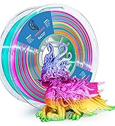 rainbow pla filament,multicolor pla,pla silk,multicolor pla