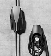 BMZX for Tesla Charger Holder Charging Cable Organizer with Charger Slot for Tesla Motors Wall Mo...