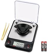 GRAM PRES Digital Milligram Scale 20/0.001 Gram Accuracy,Small Jewellery Pocket Scale Digital Gra...