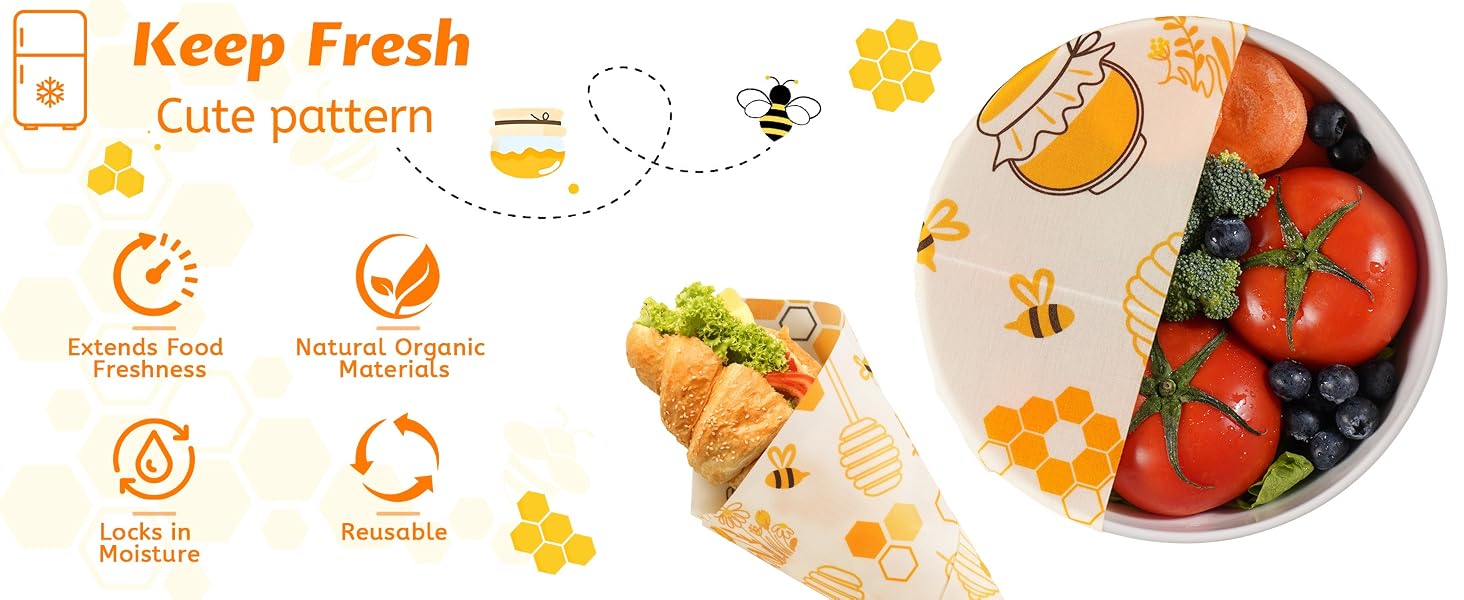 beeswax wraps for food