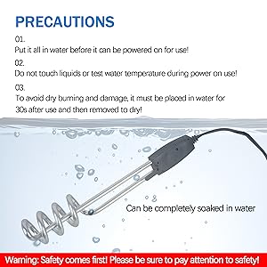 submersible water heater