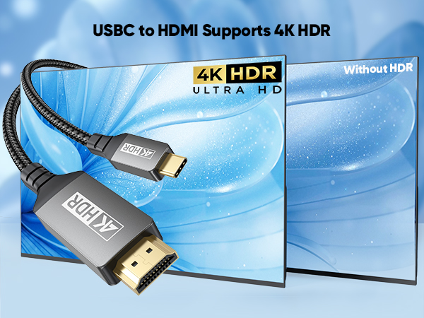 type c to hdmi cable 1ft