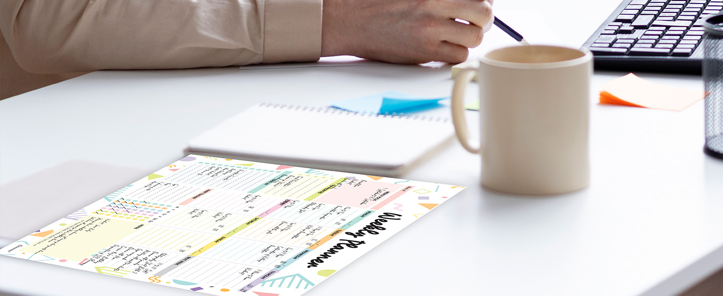 weekly calendar pad tear off