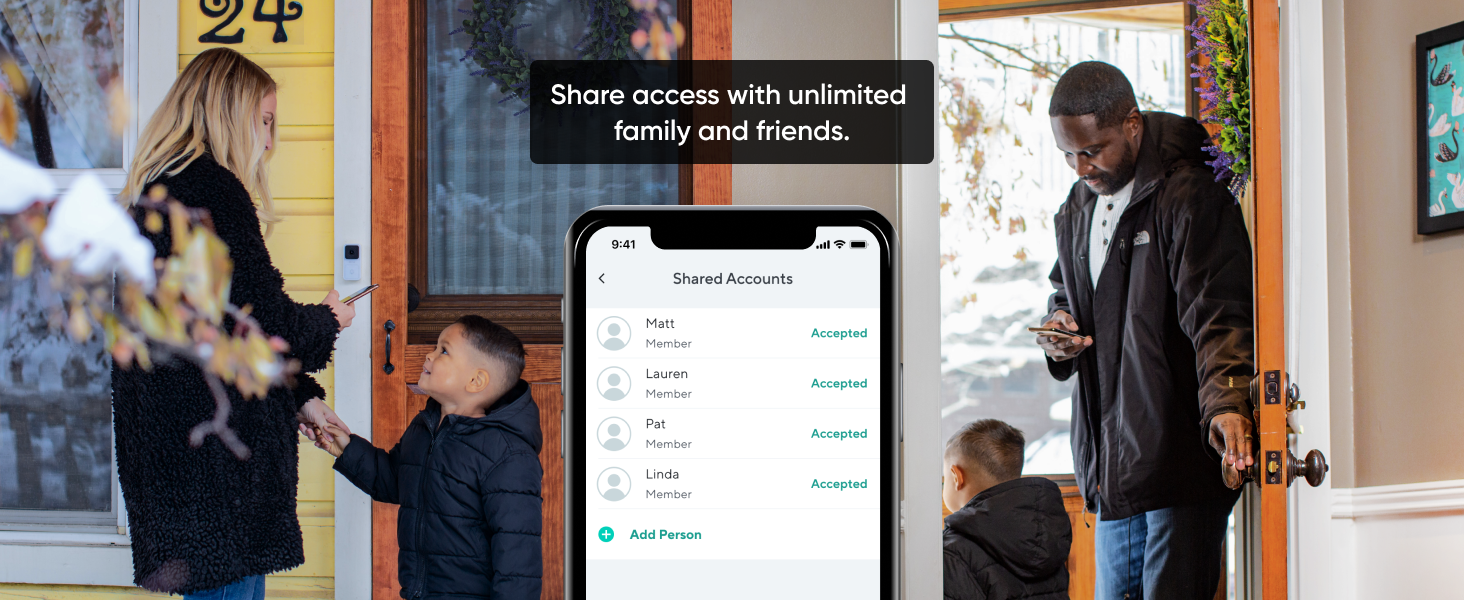 Share the Wyze Home Monitoring with family and friends you trust.