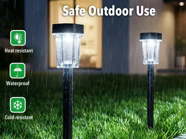 solar pathway lights outdoor waterproof