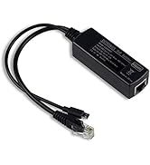 UCTRONICS PoE Splitter Gigabit 5V - Micro USB Power and Ethernet to Raspberry Pi 3B+, Work with E...