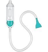 Braun Manual Nasal Aspirator – Quickly and Gently Clear Stuffed Infant Noses - Toddler and Baby N...