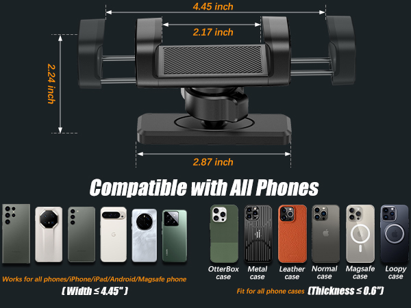 Gym Magnetic Phone Holder