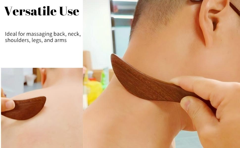 Traditional Sandalwood Gua Sha Massage Tool