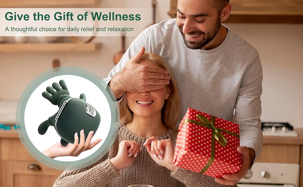 Christmas gift back massager for pain relief deep tissue finger massager neck and shoulder massager