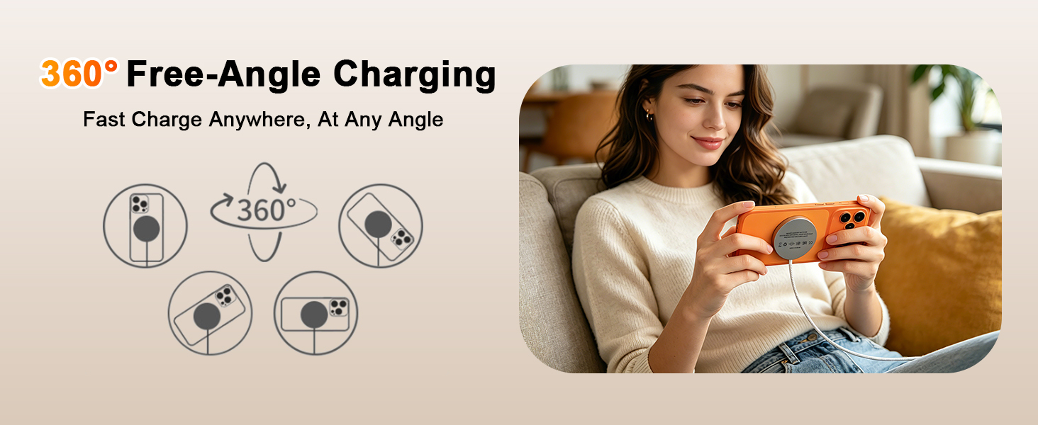 25w qi2.2 wireless charger fast charging iphone 17